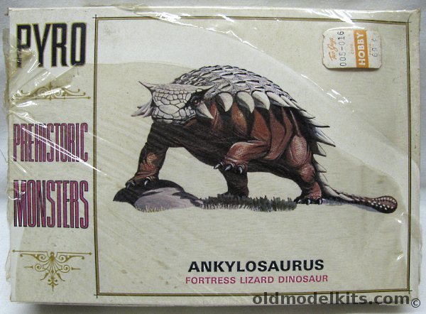 Pyro Ankylosaurus (Fortress Lizard) - Prehistoric Monsters (Dinosaur) Issue, D277-100 plastic model kit